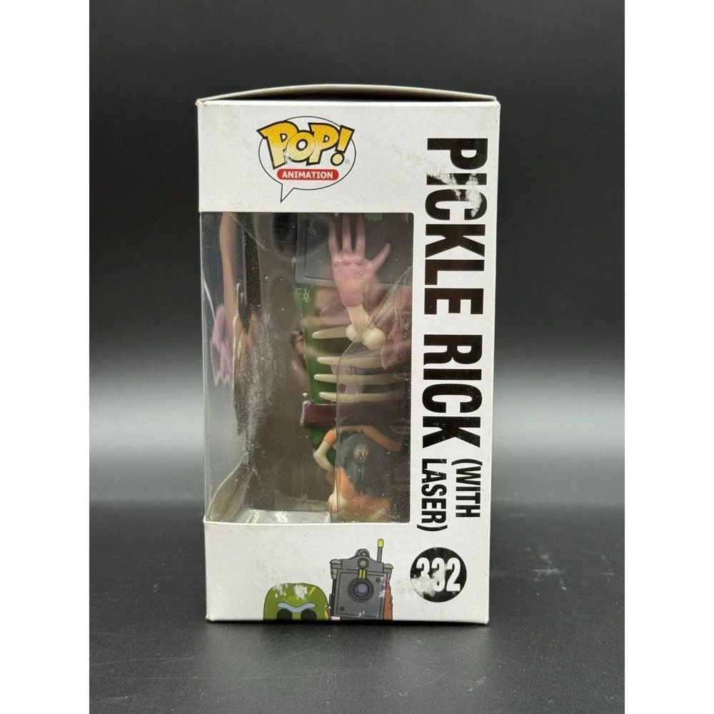 Funko Pop! Animation: Rick and Morty Pickle Rick #332 with Laser and Protector